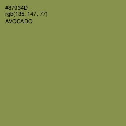 #87934D - Avocado Color Image