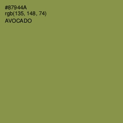 #87944A - Avocado Color Image