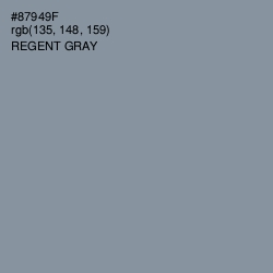#87949F - Regent Gray Color Image