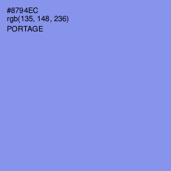 #8794EC - Portage Color Image