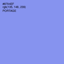 #8794EF - Portage Color Image