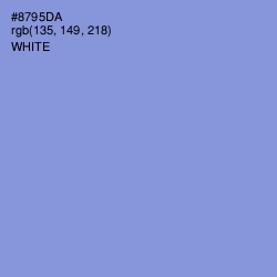 #8795DA - Chetwode Blue Color Image