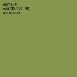 #87964E - Avocado Color Image