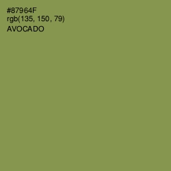 #87964F - Avocado Color Image