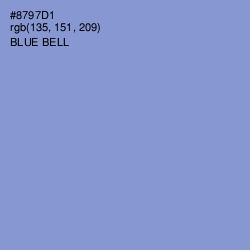 #8797D1 - Blue Bell Color Image