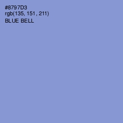 #8797D3 - Blue Bell Color Image