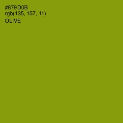 #879D0B - Olive Color Image
