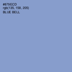 #879ECD - Blue Bell Color Image