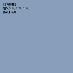 #879FBB - Bali Hai Color Image