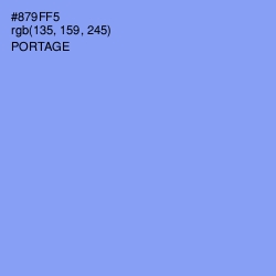 #879FF5 - Portage Color Image