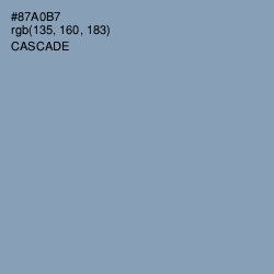 #87A0B7 - Cascade Color Image