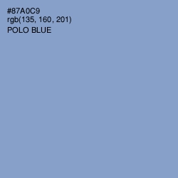 #87A0C9 - Polo Blue Color Image