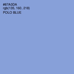#87A0DA - Polo Blue Color Image