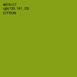 #87A117 - Citron Color Image