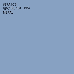 #87A1C3 - Nepal Color Image