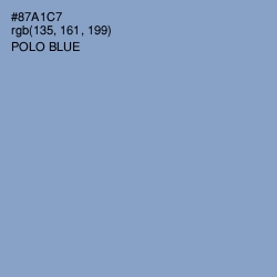 #87A1C7 - Polo Blue Color Image
