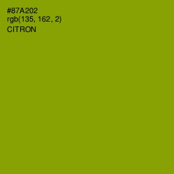 #87A202 - Citron Color Image