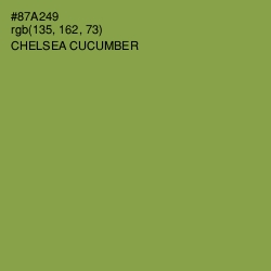 #87A249 - Chelsea Cucumber Color Image