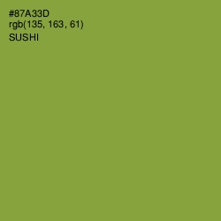 #87A33D - Sushi Color Image