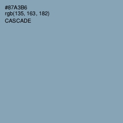 #87A3B6 - Cascade Color Image