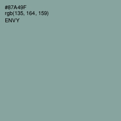 #87A49F - Envy Color Image