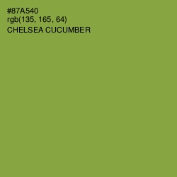 #87A540 - Chelsea Cucumber Color Image