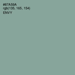 #87A59A - Envy Color Image