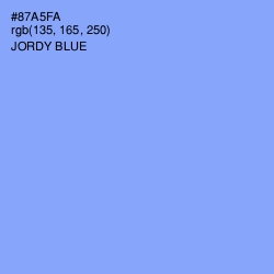 #87A5FA - Jordy Blue Color Image