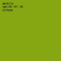 #87A712 - Citron Color Image