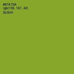 #87A72A - Sushi Color Image