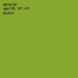 #87A72F - Sushi Color Image
