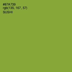 #87A739 - Sushi Color Image