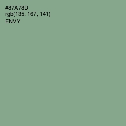 #87A78D - Envy Color Image