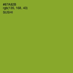 #87A82B - Sushi Color Image