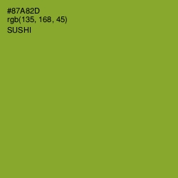 #87A82D - Sushi Color Image