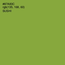 #87A83C - Sushi Color Image