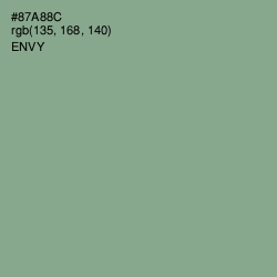#87A88C - Envy Color Image