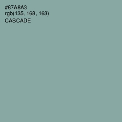 #87A8A3 - Cascade Color Image