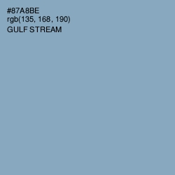 #87A8BE - Gulf Stream Color Image