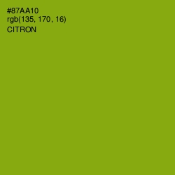 #87AA10 - Citron Color Image