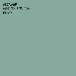#87AA9F - Envy Color Image