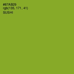 #87AB29 - Sushi Color Image