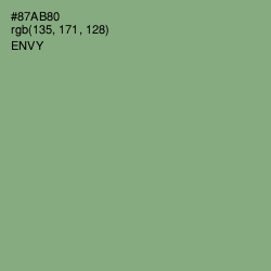 #87AB80 - Envy Color Image