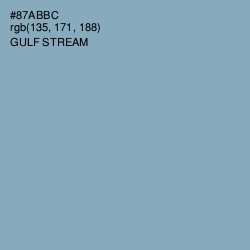 #87ABBC - Gulf Stream Color Image