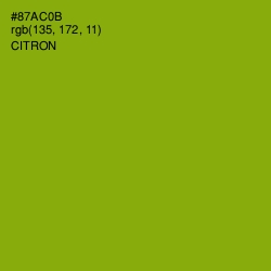 #87AC0B - Citron Color Image