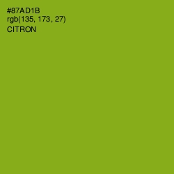 #87AD1B - Citron Color Image