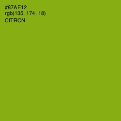 #87AE12 - Citron Color Image