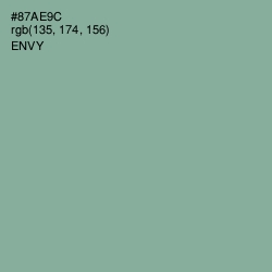 #87AE9C - Envy Color Image