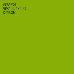 #87AF06 - Citron Color Image