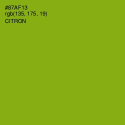 #87AF13 - Citron Color Image